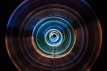 Sound waves in the dark in full color