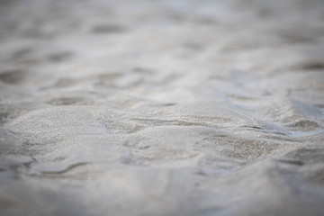 Fototapeta na wymiar close up of sand texture on the beach
