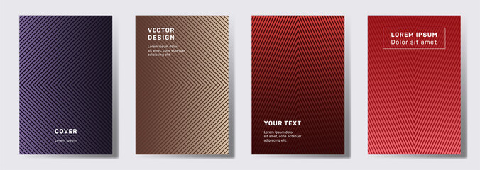 Fototapeta premium Geometric lines patterns with edges, angles.