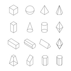 Set of geometric crystals. Geometric shapes. Trendy hipster retro backgrounds and logotypes.