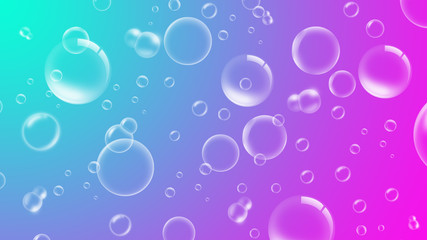 abstract background with bubbles