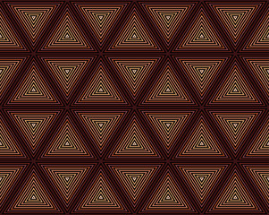 Seamless geometric pattern, Line triangles seamless pattern design, red color, modern background