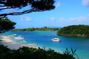 Obraz premium the beautiful landscape of ishigaki island in JAPAN