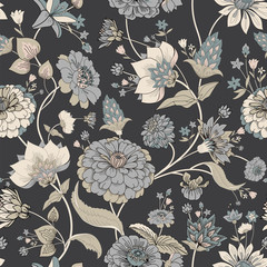 Naadloos origineel bloemenpatroon in vintage paisley-stijl