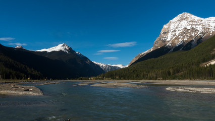 Rocky Mountains on a sunny day
