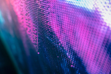 CloseUp LED blurred screen. LED soft focus background. abstract background ideal for design.