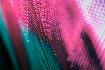 CloseUp LED blurred screen. LED soft focus background. abstract background ideal for design.