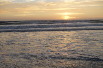 Obraz premium sunset on the beach