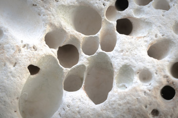 White chalk stone background from Seven Sisters Cliffs