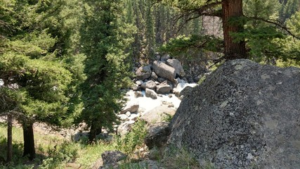 The Stream from behind the Rock