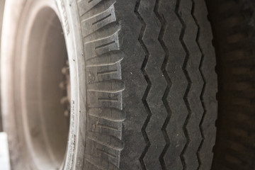 Tread pattern on the wheel  texture background