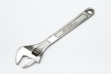 Isolated of spanner on  white background