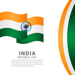 Happy India Independence Day Celebration Vector Template Design Illustration