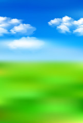 草原　空　風景　背景