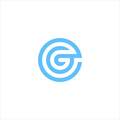 Fototapeta premium Letter G Modern Shape Logo Design Template Element vector