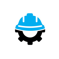 helm safety icon, engineer icon