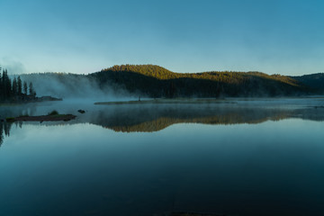 lake in the mountains