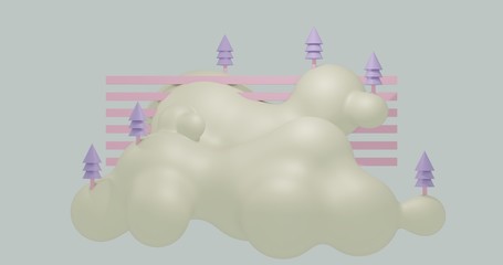 mountain abstract background