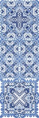 Antique azulejo tiles patchwork.