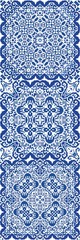 Traditional ornate portuguese azulejo.