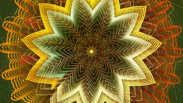 3D Ornate Mandala  Background for Relaxing.