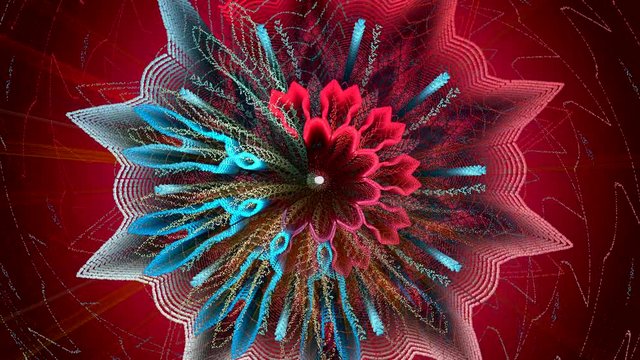 3D Ornate Mandala  Background for Relaxing.