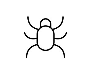 Virus line icon