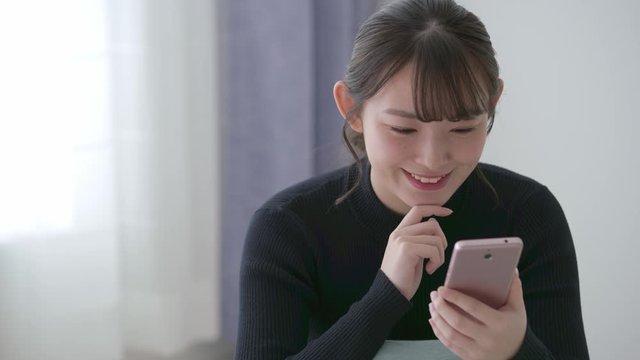スマートフォン・女性