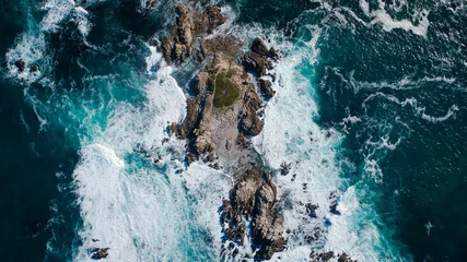Fotobehang Big Sur California Aerial © Luciano