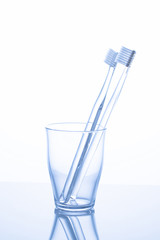 洗面台の歯ブラシ