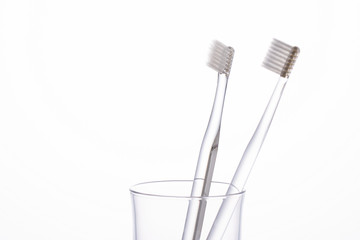 洗面台の歯ブラシ