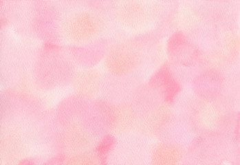 ピンク　水彩背景