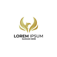 Eagle Gold Logo Wings