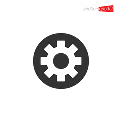 Gear Icon Design Illustration Vector