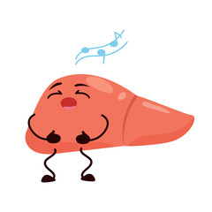 Cartoon character liver