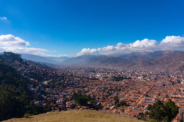 Cusco Peru From top of hill