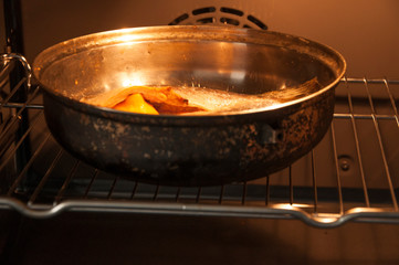 Cooking fish in the oven