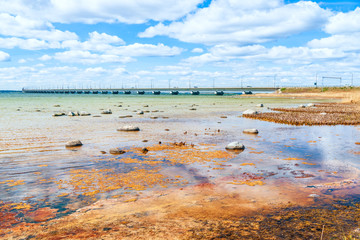 Oland bridge connecting the city of Kalmar and the island of Oland.Sweden © Vadim