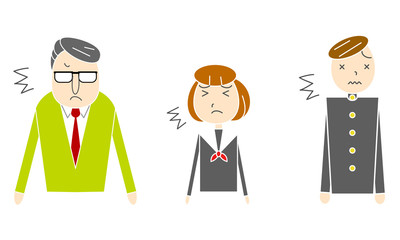 教師と生徒たち　気づく