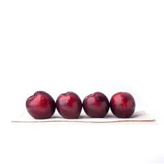 Plum or Sweet Ripe Plum fruit on a background new.