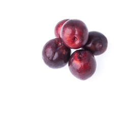 Plum or Sweet Ripe Plum fruit on a background new.