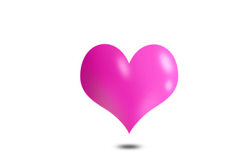 Illustration of cute heart.  かわいいハートのイラスト