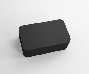 3D rendering of business card. Illustration business card mockup on white background.