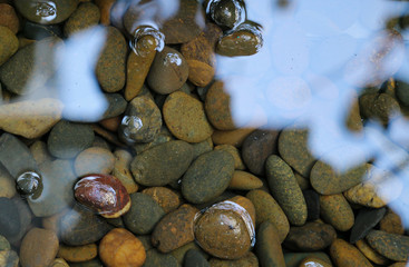 Stone under river at my home