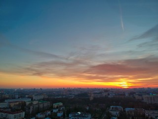  Aerial view of Minsk, Belarus