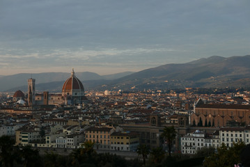 Fototapeta na wymiar Florence city overview