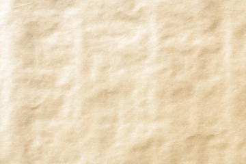 Brown crumpled background paper texture
