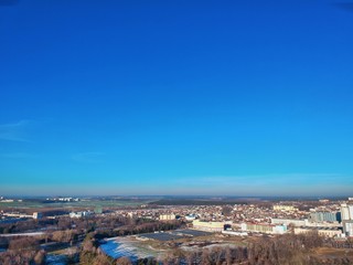 Aerial view of Minsk, Belarus