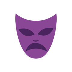 mardi gras theater mask icon