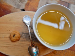Teatime in a little café in Cambodia